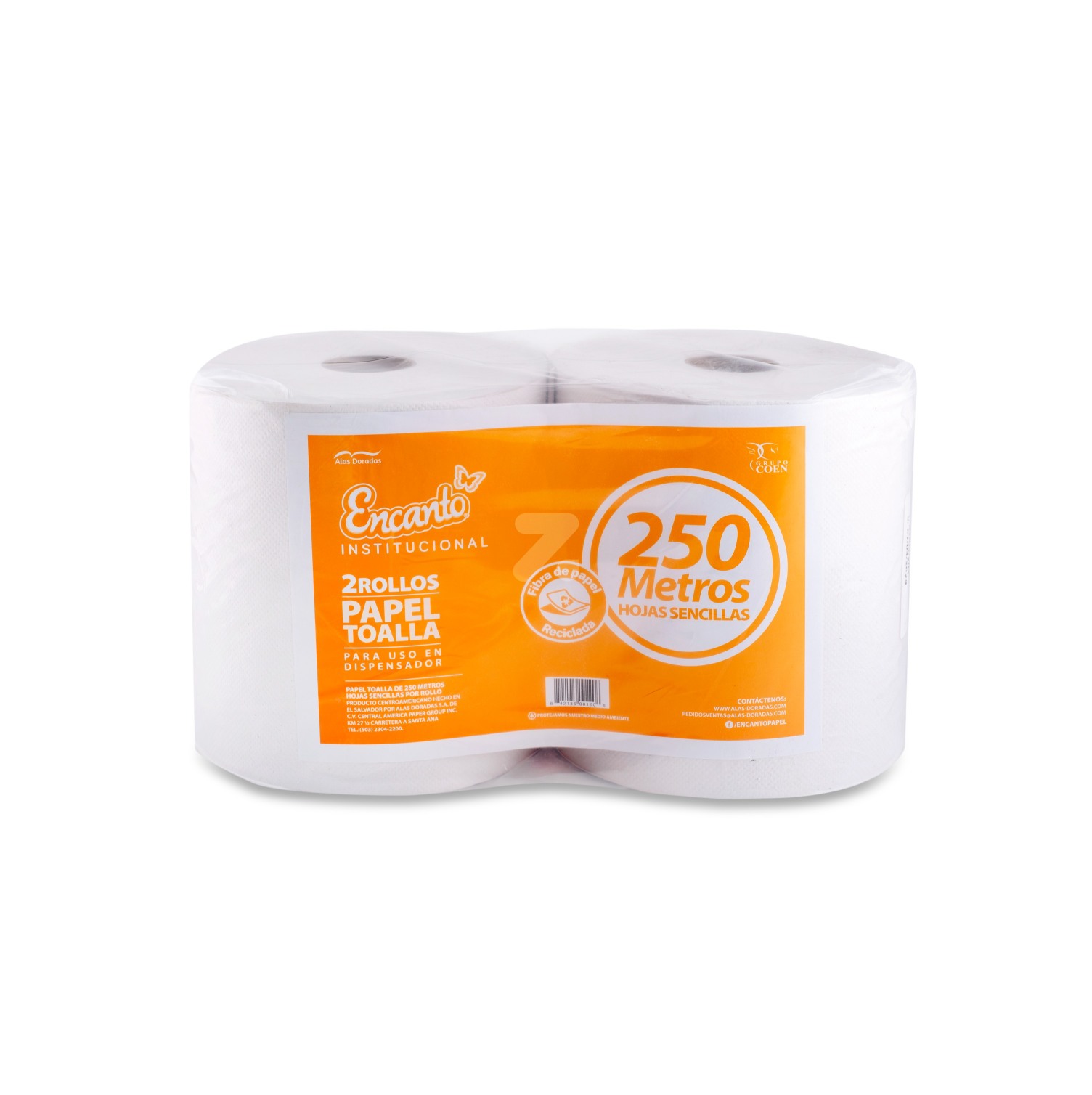 Papel Toalla 250 Mts Encanto