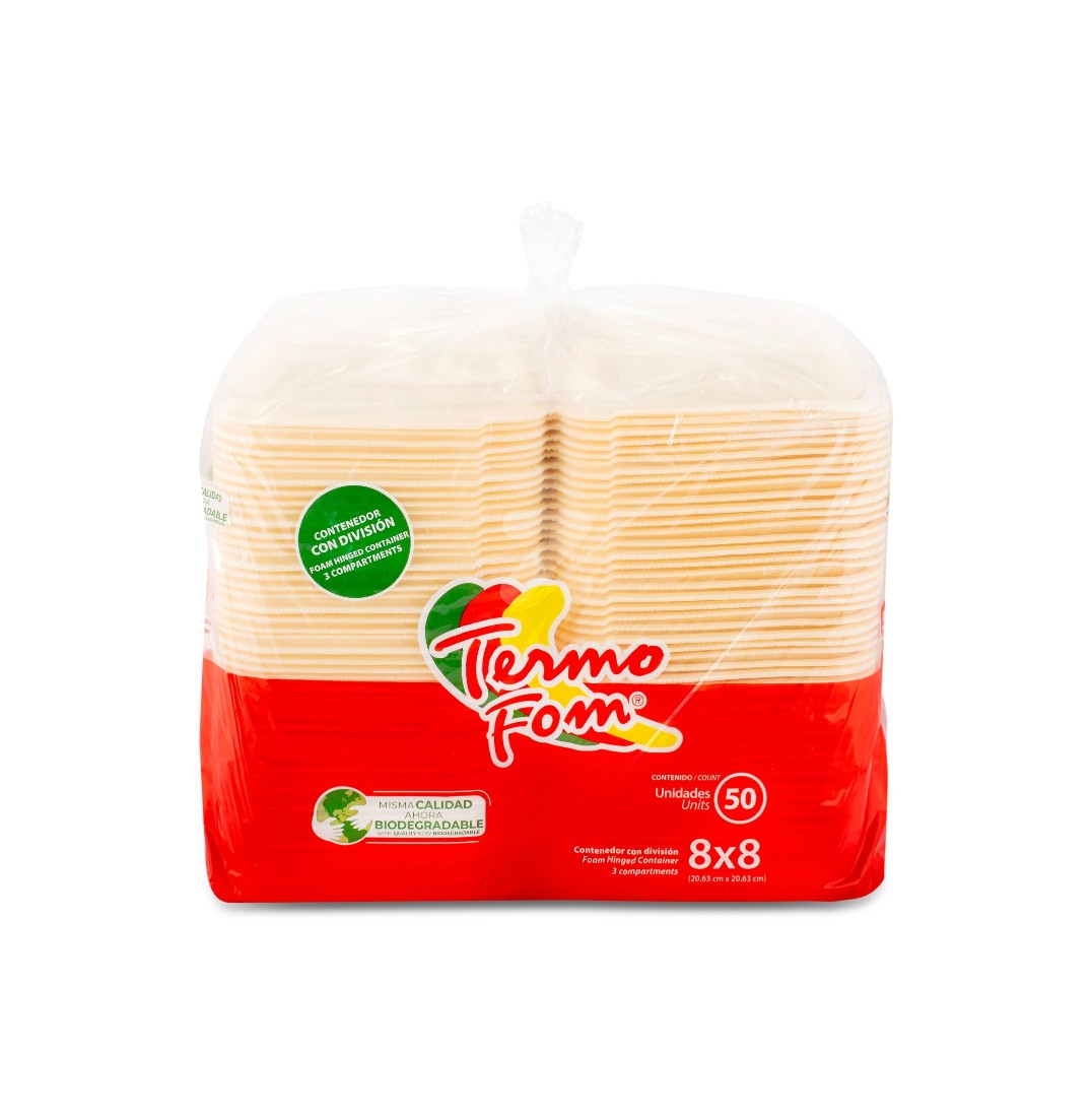 BANDEJA 8 X 8 CON DIV