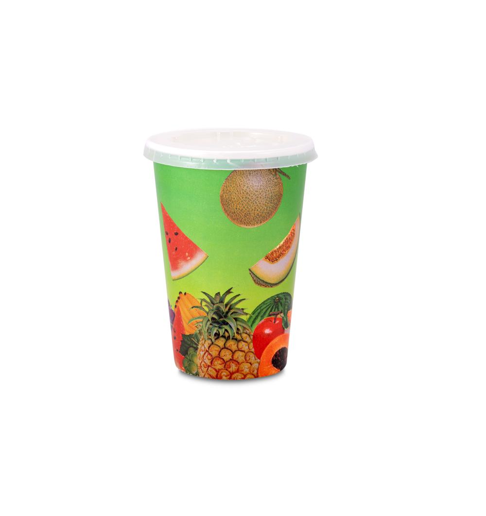 Vaso POLIPAPEL 16 OZ con tapa