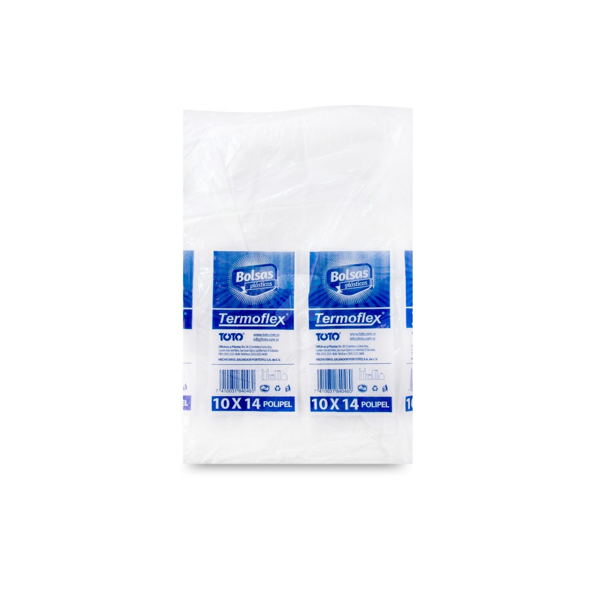 BOLSA BLANCA 10 X 14