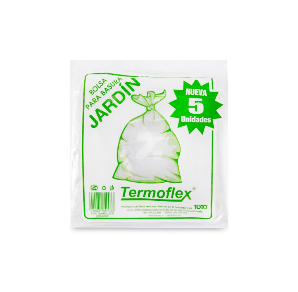 BOLSA JARDINERA TRANSPARENTE